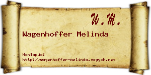 Wagenhoffer Melinda névjegykártya